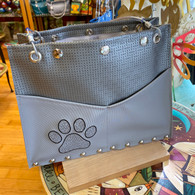 RENEE VEGAN BAG Grey Rescue Paw Riley Bag