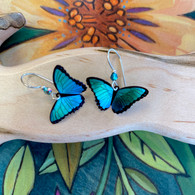 HOLLY YASHI Green Butterfly Earrings