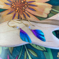 HOLLY YASHI Flutter-By Blue Violet Earrings