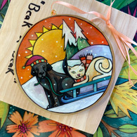 SINCERELY STICKS SNOW FUR-IENDS ORNAMENT