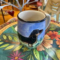 Black/Tan Dachshund Ceramic Mug
Handmade in the USA 