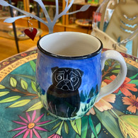 Black Pug handcrafted ceramic mug
Handmade in the USA