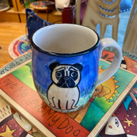 Fawn Pug Handcrafted Ceramic Mug handmade in the USA
