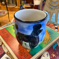 Black Poodle Ceramic Mug
Handmade in the USA