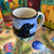 Black Lab handcrafted ceramic mug. Handcrafted in the USA