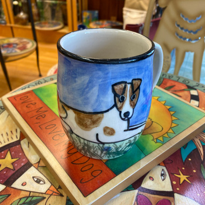 Jack Russell Terrier Dog Ceramic Mug
Handmade in the USA