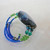 Blue Green Fused Glass Cuff
Handmade in the USA