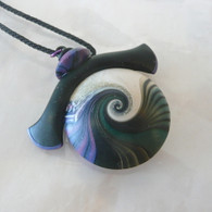 SWIRL STONE STUDIO Large Plum Aiko Pendant