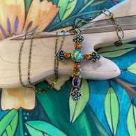  MICHAL GOLAN Lime Kaleidoscope Necklace