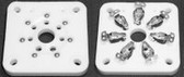 7 Pin Ceramic Tube Socket - 813,  etc. (Item: SKT-7-C2)