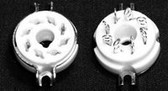 8 Pin Octal Tube Socket - Ceramic - Ring Mount (Item: SKT-8-C3)