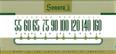 Sonora RBU-176 Dial (Item: DG-125)