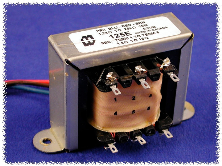 Push-Pull Output Transformer 125E (Item: HX125E) - Radio Daze LLC