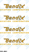 Bendix Logo Decal Set (Item: DCL-BX1)