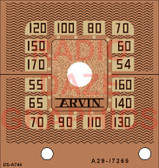 Arvin Model 524 Dial (Copper Version) (Item: DS-A744C)