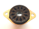 12 Pin Molded-In-Plate Style Socket-Amphenol Part #77MIP-12S  (Item: NOS-SKT-50)