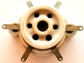 6 Pin Ceramic Tube Socket For Above Chassis (Item: NOS-SKT-40)