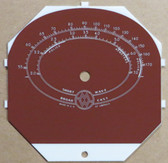 Airline Model 62-305,62-385,62-405,62-414,62-495 Dial (Item: DS-A822)