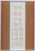 RCA Model 45EW Dial Glass (Item: DG-500)