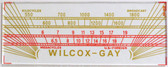 Wilcox-Gay Model A54 Dial Glass (Item: DG-501)