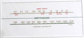 Westinghouse (Canadian) Model 532 Dial Glass (Item: DG-502)