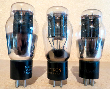 National Union, Hytron and Sylvania 2A3s