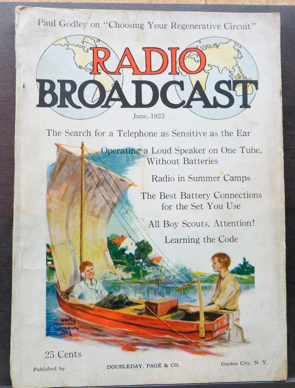 Original "Radio Broadcast" Magazine June, 1923 Radio Daze LLC