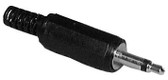 Phone Plug - 2 Conductor - 3.5mm (Item: PP3.5-2C-BLK)