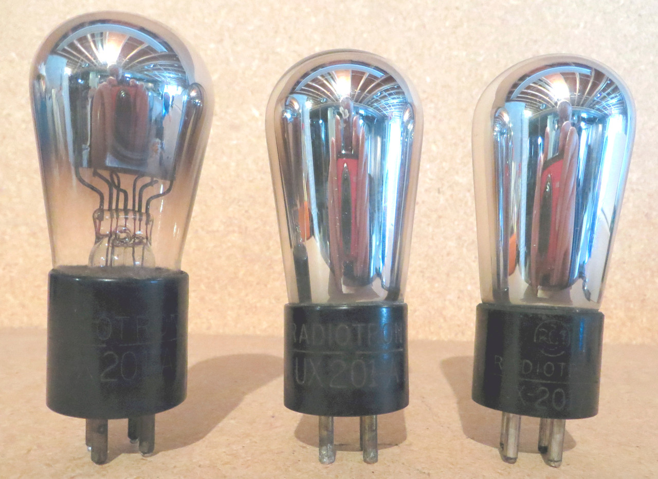 RCA Radiotron UX201A Vacuum TubesTestedSet of 3 (Item RDW81