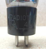 RCA Radiotron Globe 45 Vacuum Tube - Tested (Item: RDW-94)