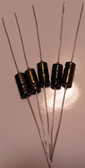 Axial - 33mf @ 50V - package of 5 (Item: C-EA33-50-5)