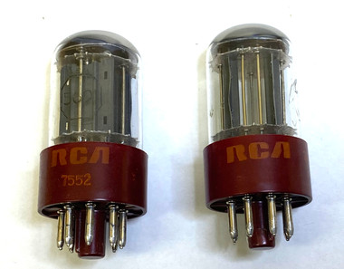 Pair of New Old Stock RCA Red Base 5691 Vacuum Tubes (Item: RDW-201) -  Radio Daze LLC