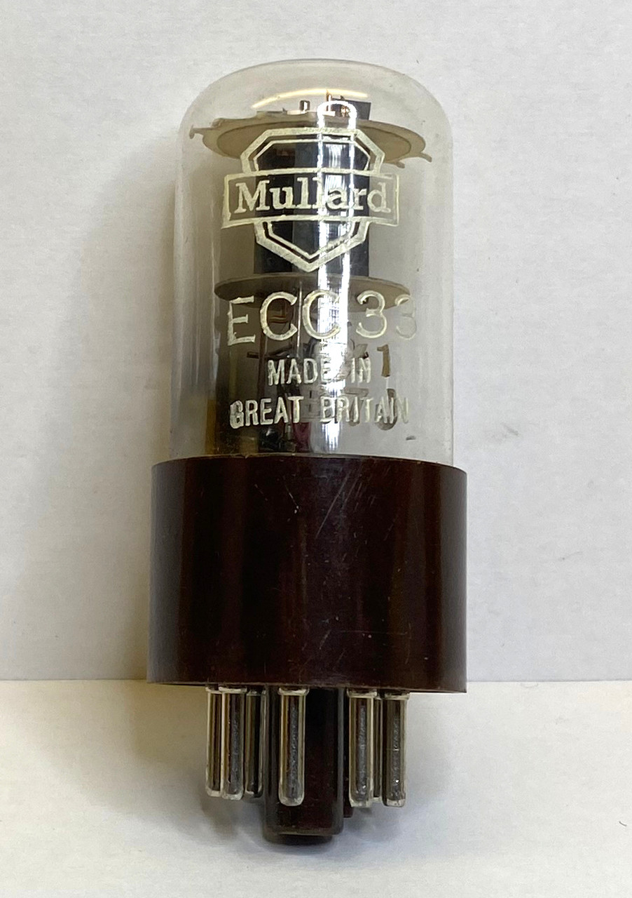 New Old Stock Mullard ECC33 Vacuum Tube (Item: RDW-225) - Radio Daze LLC