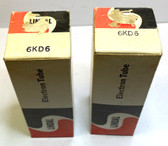 Matched Pair of Lindal 6KD6 Vacuum Tubes (Item: RDW-233)