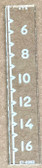 Dial image taken against a tan/brown background to better illustrate white dial scale print. Dial glass is clear other than scale print.