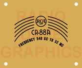 RCA CR-88A Meter Cover (Item: FP-RC-CR88A-MCOVER)