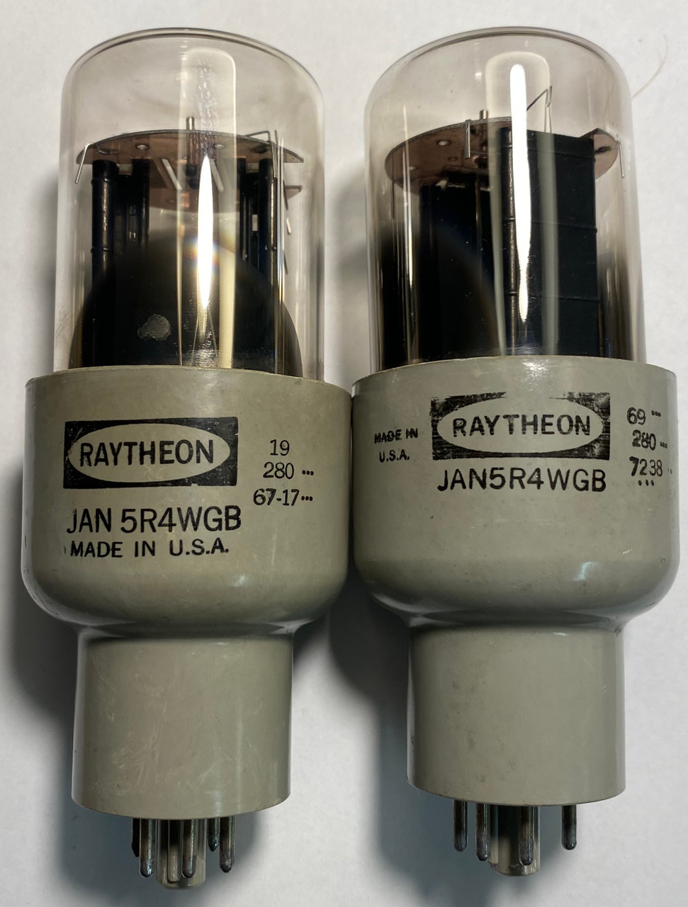 RAYTHEON レイセオン / 軍用管 5R4 WGB アメリカ製 整流管 真空管 RAYTHEON レイセオン 軍用管 5R4 WGB アメリカ製 整流管