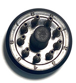 9 Pin Amphenol "CP" Style Plug - Black Phenolic (Item: PLG-9-P1)