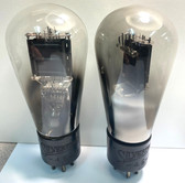 Pair of Silvertone Globe 46 Vacuum Tubes-Used-Fully Tested (Item: RDW-403)