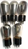 Set of 5 Sylvania SX-201-A Vacuum Tubes-Used-Fully Tested (Item: RDW-410)