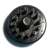 12 Pin Amphenol "CP" Style Plug - Black Phenolic (Item: PLG-12-P1)