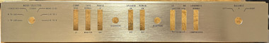 Example of a customer supplied panel that had graphics reprinted