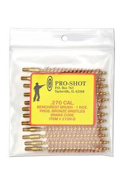 Pro Shot 270 Cal Benchrest Brush 12 Pack