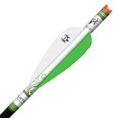 New Archery Quickfletch St Hunter 6pk Bone