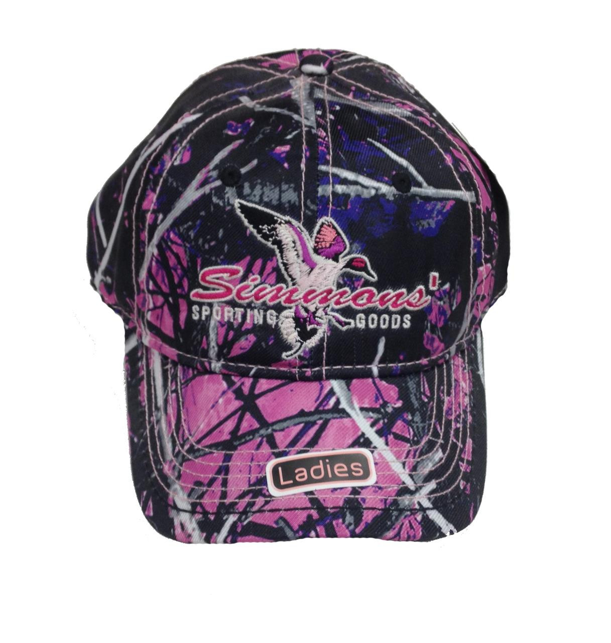 Simmons Sporting Goods Logo Ladies Moonshine Camo Cap - 885792094853