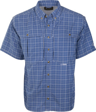 Drake Men's Wingshooter's Sun Plaid S/S Shirt - 65960114683