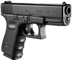 Glock PG1950203 G19 Gen 4 Double 9mm Luger 4.01" 15+1 Black Interchangeable Backstrap Grip Black