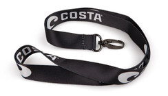 Costa Black/White Lanyard