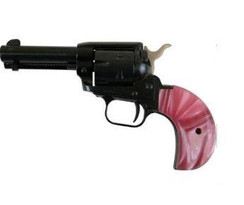 Heritage Mfg RR22MB3BHPNK Rough Rider Small Bore Single 22 Long Rifle 3.75" 6 Mother of Pearl Pink Bird Head Blued