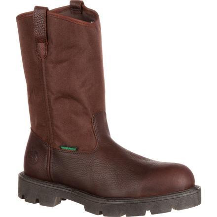 Georgia Men's Homeland Steel Toe Waterproof Wellington - 883802507140